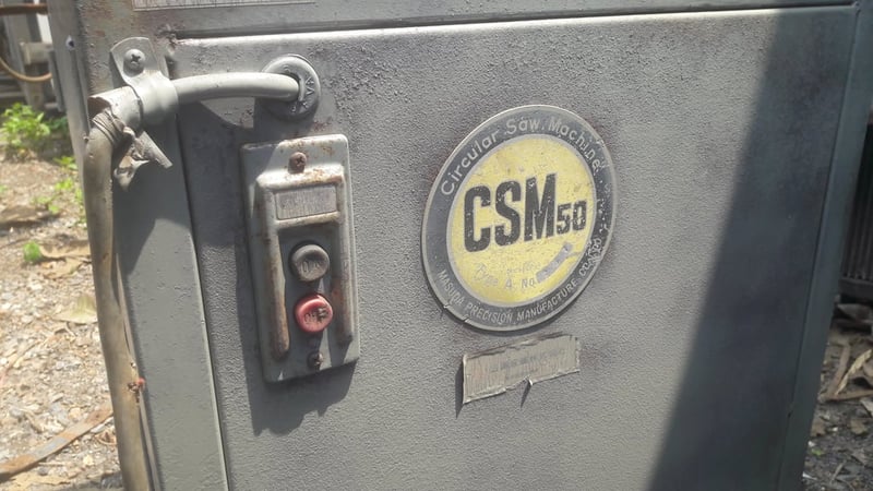 เครื่องตัดไม้ MITSUBISHI CSM50 ไฟญี่ปุ่นนะครับ เก่าเมืองนอก ไม่เคยใช้งานในเมืองไทย