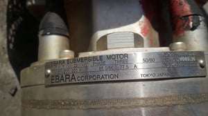 ปั้มน้ํา ซัมเมอร์ EBARA submersible motor 8 นิ้ว เก่าญี่ปุ่น