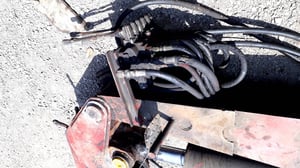 เครนติดรถบรรทุก ยี่ห้อ MRKU-267549-7-1 ยกได้ 4.5 ตัน ยืดได้ 3 ปลอก