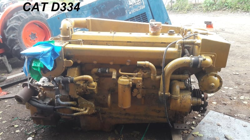 เครื่องยนต์เรือ CAT D334 ดีเซล 6 สูบ 240 แรง เก่าเมืองนอก