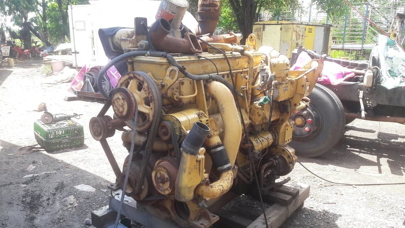 เครื่องยนต์ CATERPILLAR 3406 ดีเซล 6 สูบ 434 แรง พร้อมปั้ม เครื่องยนต์ CATERPILLAR 3406 ดีเซล 6 สูบ 434 แรง พร้อมปั้ม