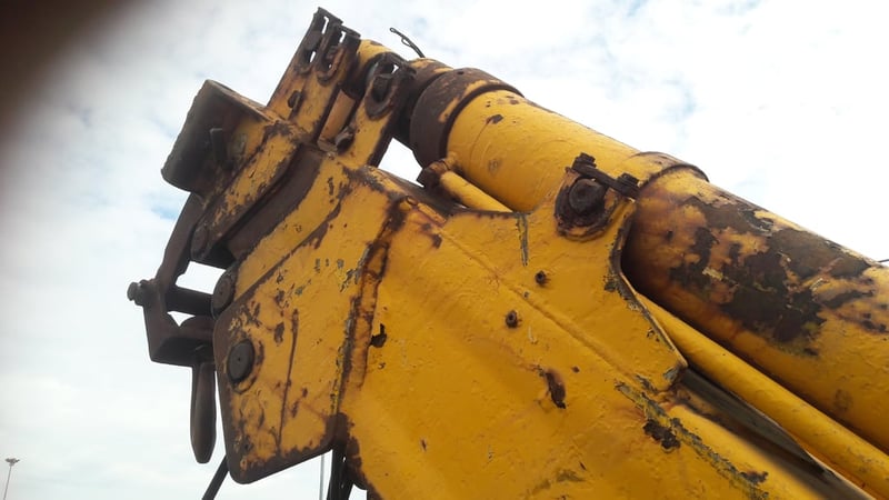 เครนติดหลังรถบรรทุก COPMA ยกได้ 10 ตัน 4 ปลอก เครนติดหลังรถบรรทุก COPMA ยกได้ 10 ตัน 4 ปลอก