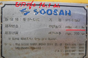ขายกระเช้าติดรถบรรทุก SOOSAN รุ่น IPT-145M 3 ปลอก ยืดได้ 16 เมตร เก่าเมืองนอก