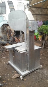 เครื่องตัด โต๊ะสแตนเลส แบบสายพาน ยี่ห้อ PENDULUM มอเตอร์ ขนาด 3 แรงม้า