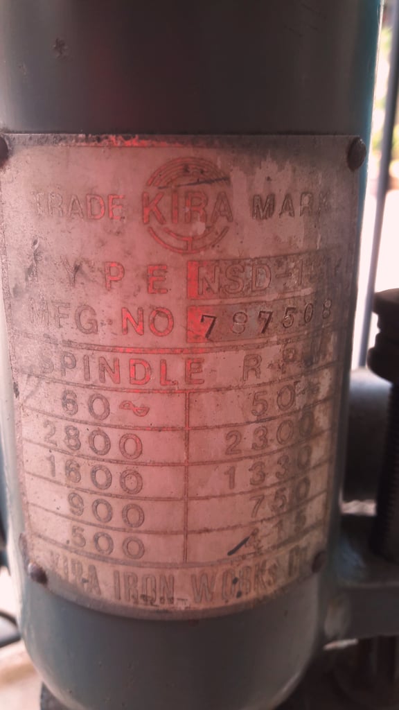 แท่นสว่าน KIRA NSD-13R AND HITACHI LE-2800