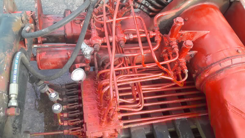 เครนติดหลังรถบรรทุก ยี่ห้อ ATLAS KRANS 3 ปลอก ยกได้ 3 ตัน