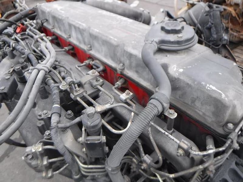  เครื่องยนต์คอมมอลเรล ยี่ห้อ HINO K13C 6สูบ 370 แรงม้า พร้อมเกียร์ และอินเตอร์คูลเลอร์