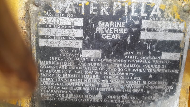 เครื่องยนต์เรือ CAT D334 ดีเซล 6 สูบ 240 แรง เก่าเมืองนอก เครื่องยนต์เรือ CAT D334 ดีเซล 6 สูบ 240 แรง เก่าเมืองนอก
