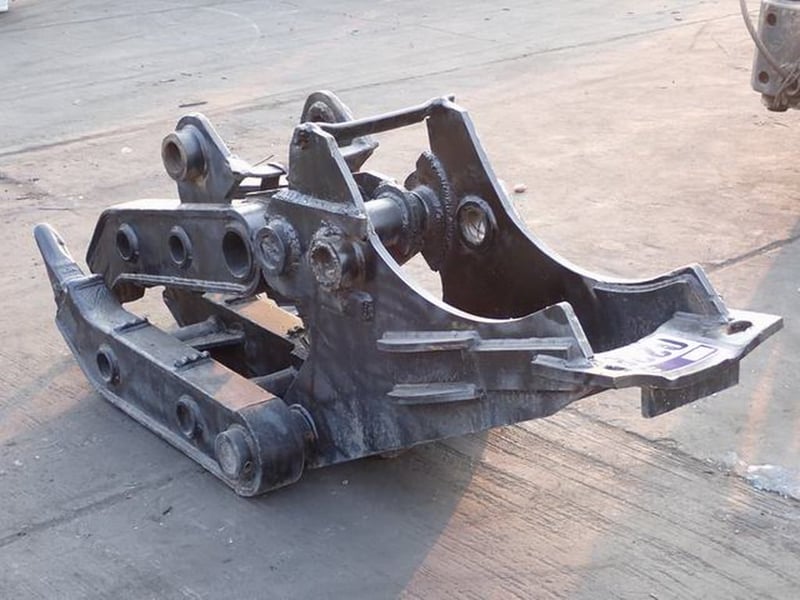 คีบไม้ หนีบไม้ สำหรับรถขุด สลักโต 70 มม. เก่าเมืองนอก