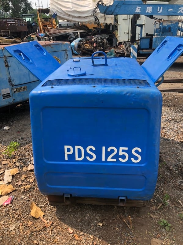 ปั้มลม AIRMAN PDS125S เครื่อง 3 สูบ 7 บาร์ เก่าเมืองนอก สินค้ายังไม่เคยใช้งานใน