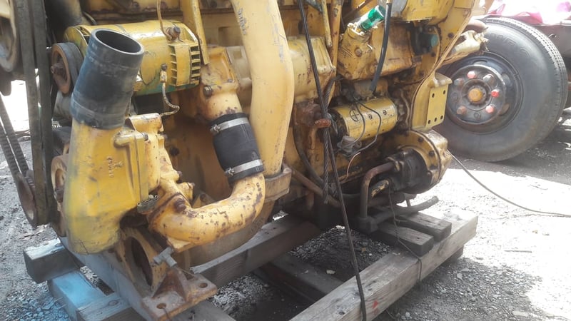 เครื่องยนต์ CATERPILLAR 3406 ดีเซล 6 สูบ 434 แรง พร้อมปั้ม
