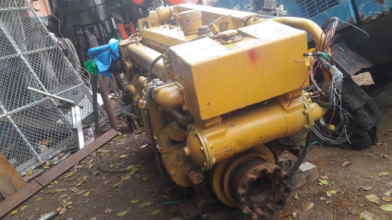 เครื่องยนต์เรือ CAT D334 ดีเซล 6 สูบ 240 แรง เก่าเมืองนอก