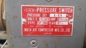 ปั้มลมแคปซูน IWATA SP-07NB เก่าเมืองนอก ปั้มลมแคปซูน IWATA SP-07NB เก่าเมืองนอก