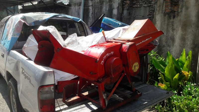 เครื่องย่อยกิ่งไม้ พร้อมมอเตอร์ เก่าเมืองนอก เครื่องย่อยกิ่งไม้ พร้อมมอเตอร์ เก่าเมืองนอก