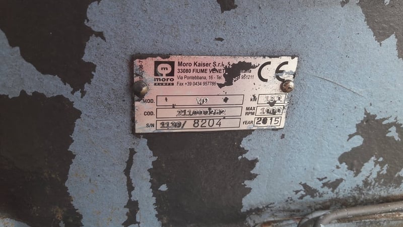 MORO KAISER M9 ปั้มสูญญากาศ ดูดโคลน VOCUUM PUMP MORO M9