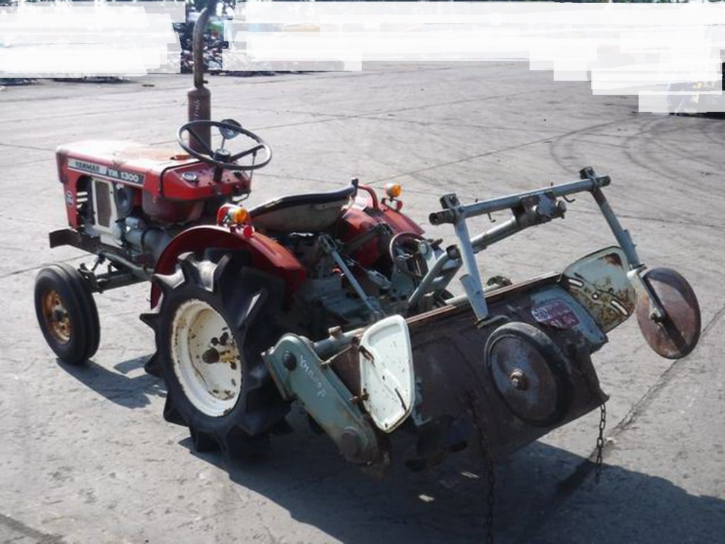 รถไถนา YANMAR YM1300 พร้อมโรตารี่ ดีเซล 2 สูบ เพลาเดียว 13 แรงม้า