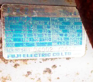 เครื่องย่อยกิ่งไม้ พร้อมมอเตอร์ เก่าเมืองนอก 