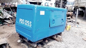 ปั้มลม AIRMAN PDS125S เครื่อง 3 สูบ 7 บาร์ มียี่ห้อ DENYO , KOMATSU