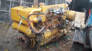 เครื่องยนต์เรือ CAT D334 ดีเซล 6 สูบ 240 แรง เก่าเมืองนอก