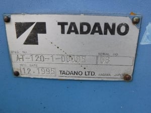 กระเช้า TADANO AT-120 ยึดได้ 12 เมตร เก่าเมืองนอก กระเช้า TADANO AT-120 ยึดได้ 12 เมตร เก่าเมืองนอก