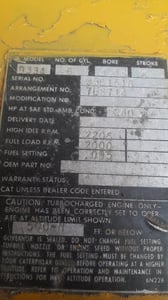 เครื่องยนต์เรือ CAT D334 ดีเซล 6 สูบ 240 แรง เก่าเมืองนอก
