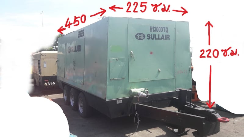 ปั้มลม SULLAIR รุ่น H1300 475 แรงม้า ลม 10.5 บาร์ ปั้มลม SULLAIR รุ่น H1300 475 แรงม้า ลม 10.5 บาร์