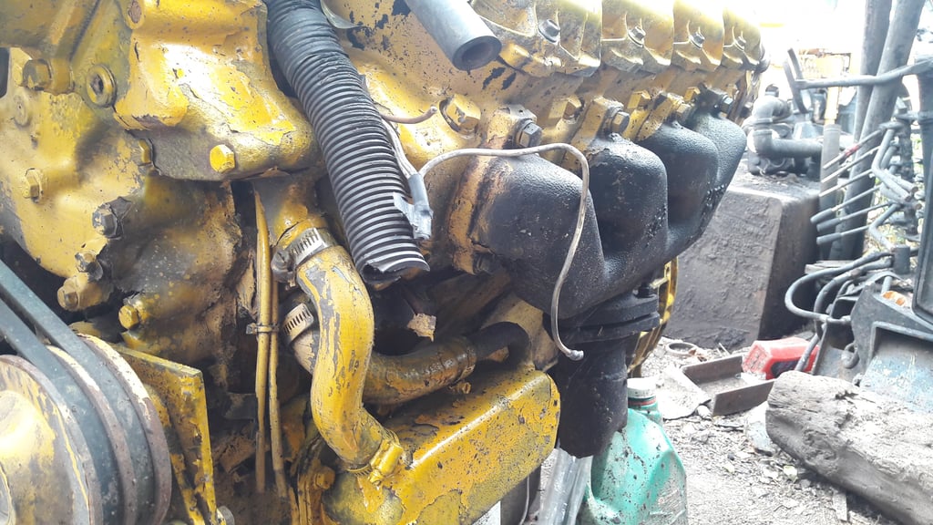 เครื่องยนต์ CAT3208 เก่าเมืองนอก