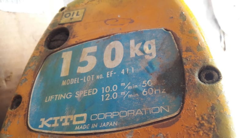 รอกสลิง SHINDAIWA, 2KITO, YASKAWA, RYOBI เก่าญี่ปุ่น ไฟญี่ปุ่นนะครับ