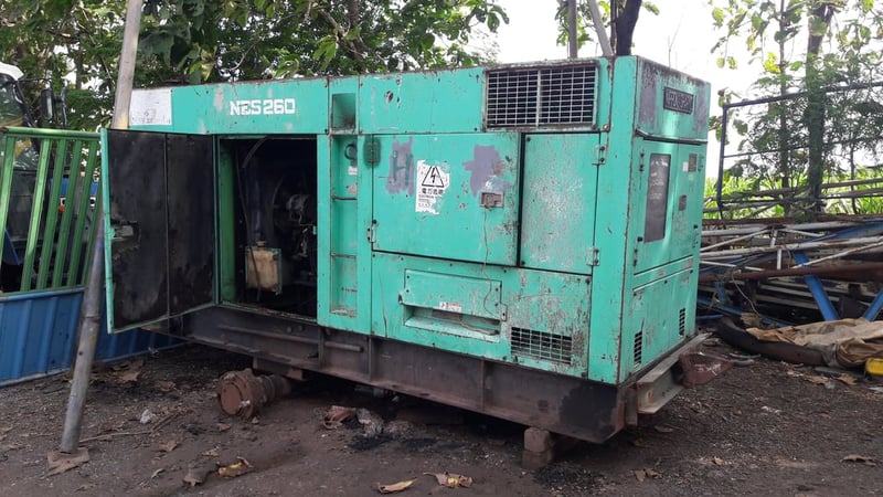 NIPPON SHARYO NES260 เครื่องปั่นไฟ ขนาด 260kva
