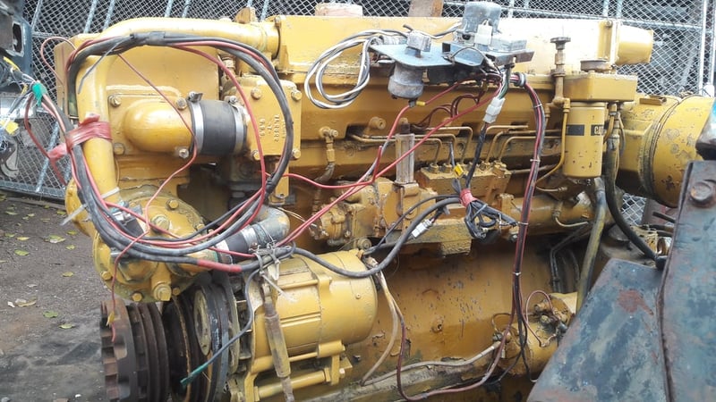 เครื่องยนต์เรือ CAT D334 ดีเซล 6 สูบ 240 แรง เก่าเมืองนอก