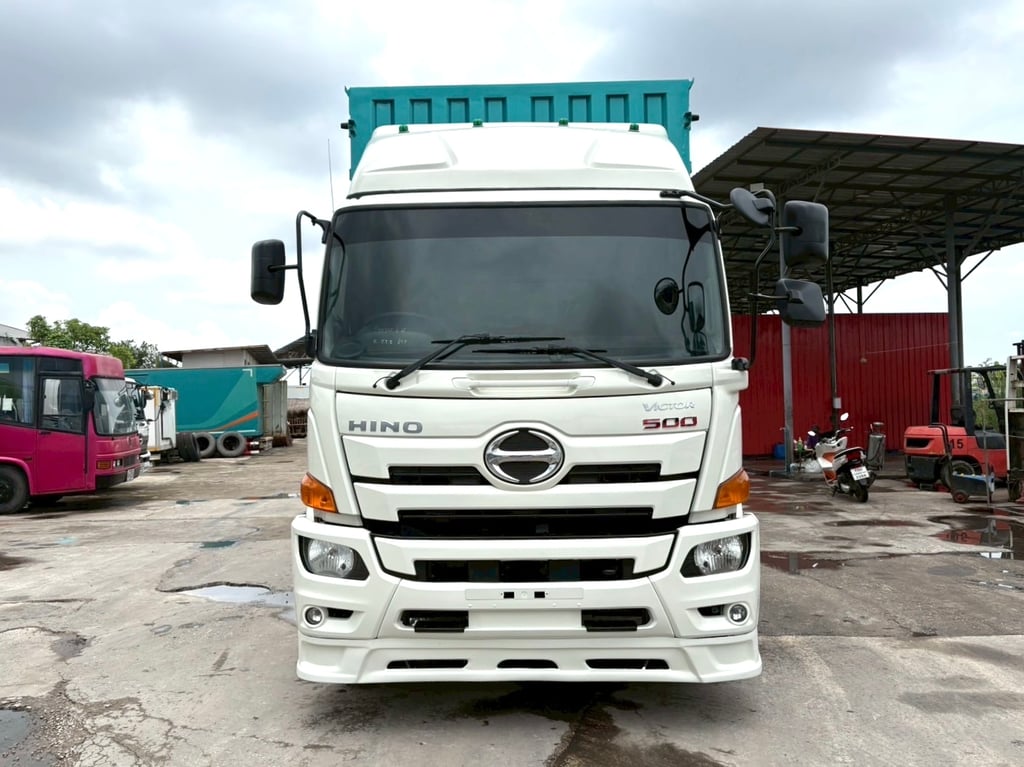 10ล้อhino Victor 260แรงม้า ปี2562 ตู้แห้งยาว7.7เมตรรถพร้อมใช้งาน