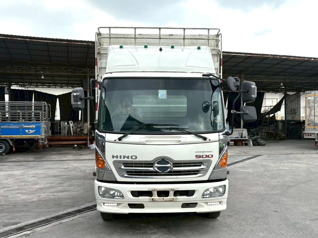 6ล้อHINO FC9J 175 แรงม้า ปี62 กระบะคอกสูง ยาว5.6เมตร 6ล้อHINO FC9J 175 แรงม้า ปี62 กระบะคอกสูง ยาว5.6เมตร
