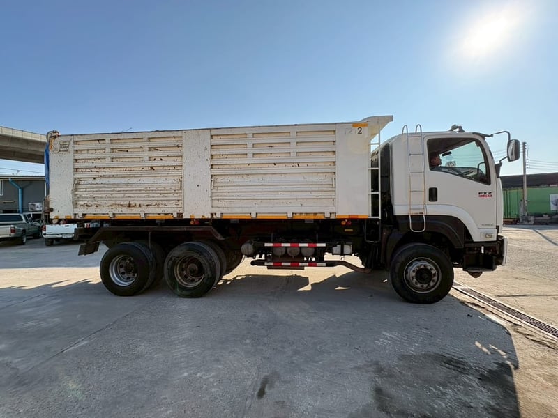 สิบล้อดั้มพ์ ISUZU FXZ 360 แรงม้า กระบะสามมิตร ปี 65 แม่เดี่ยว