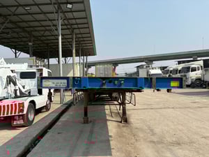 หางพื้นเรียบ 3 เพลา WAFA ปี 66 ยางดีหางสวย พร้อมใช้