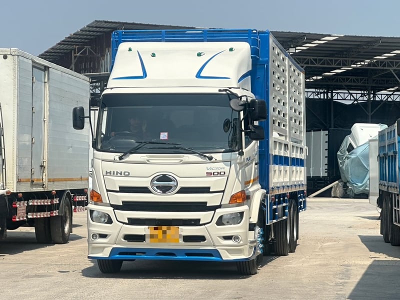 HINO FL 260แรงม้า รถบรรทุก 10ล้อ คอกสูง ปี2017