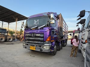HINO FM 414แรงม้า รถบรรทุก 10ล้อ กระบะคอกสูง ปี2023