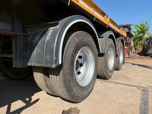 หางพื้นเรียบ 3เพลา  สามมิตร ปี2563