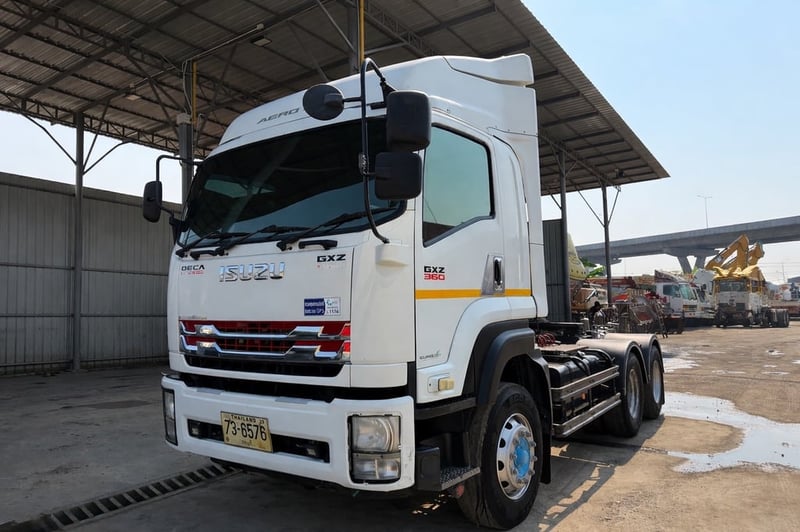 10ล้อหัวลาก ISUZU GXZ 360แรงม้า รถบรรทุก เฉพาะหัว ปี2063 เลขไมล์ 280,000 กม.