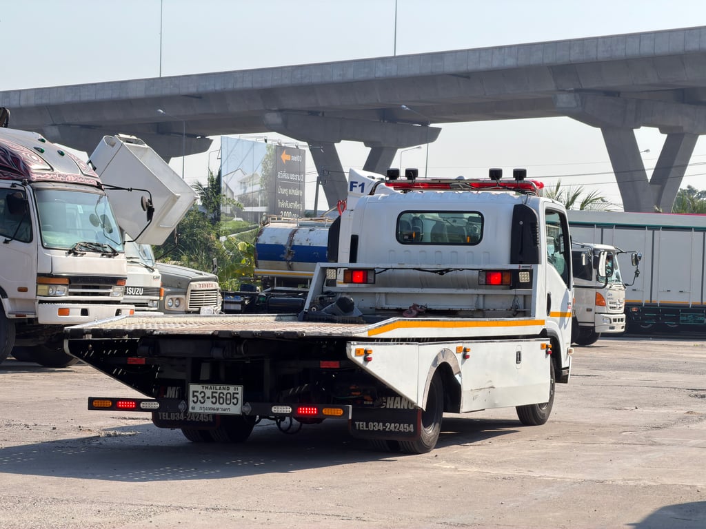 รถสไลด์ ISUZU NPR 150แรง ปี2563 สภาพดีมากพร้อมใช้