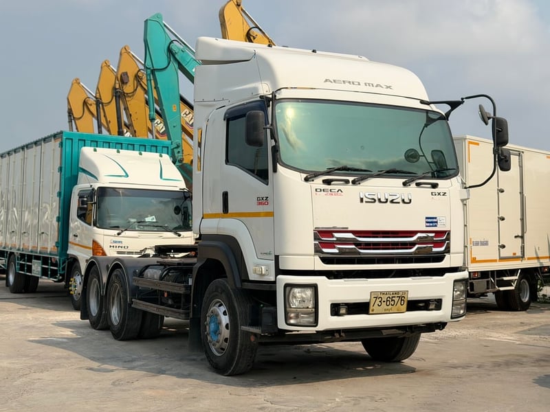 10ล้อหัวลาก ISUZU GXZ 360แรงม้า รถบรรทุก เฉพาะหัว ปี2063 เลขไมล์ 280,000 กม.
