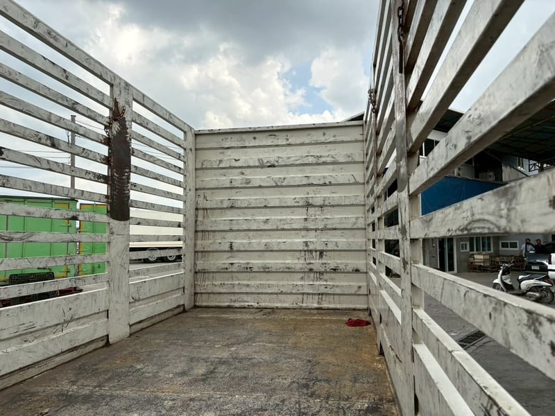 6ล้อHINO FC9J 175 แรงม้า ปี62 กระบะคอกสูง ยาว5.6เมตร