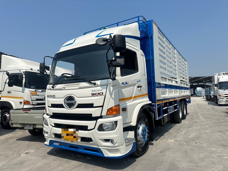 HINO FL 260แรงม้า รถบรรทุก 10ล้อ คอกสูง ปี2017