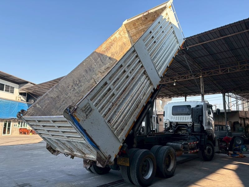 สิบล้อดั้มพ์ ISUZU FXZ 360 แรงม้า กระบะสามมิตร ปี 65 แม่เดี่ยว