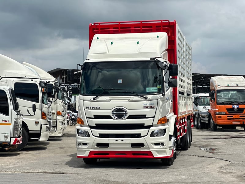 10ล้อHino FL 260แรงม้า ปี2560 กระบะคอกสูง ยาว7.7เมตร