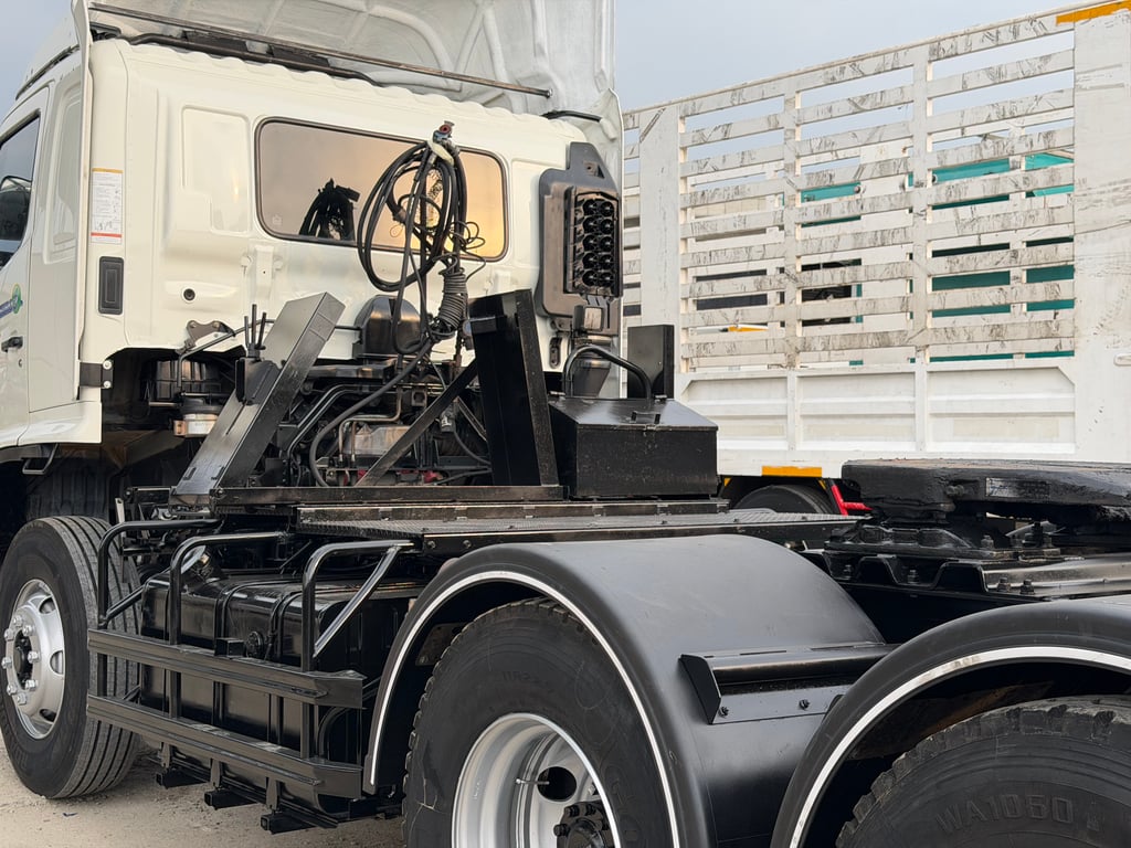 หัวลากHINO FM1A 344 แรงม้า ปี58 พร้อมใช้งาน