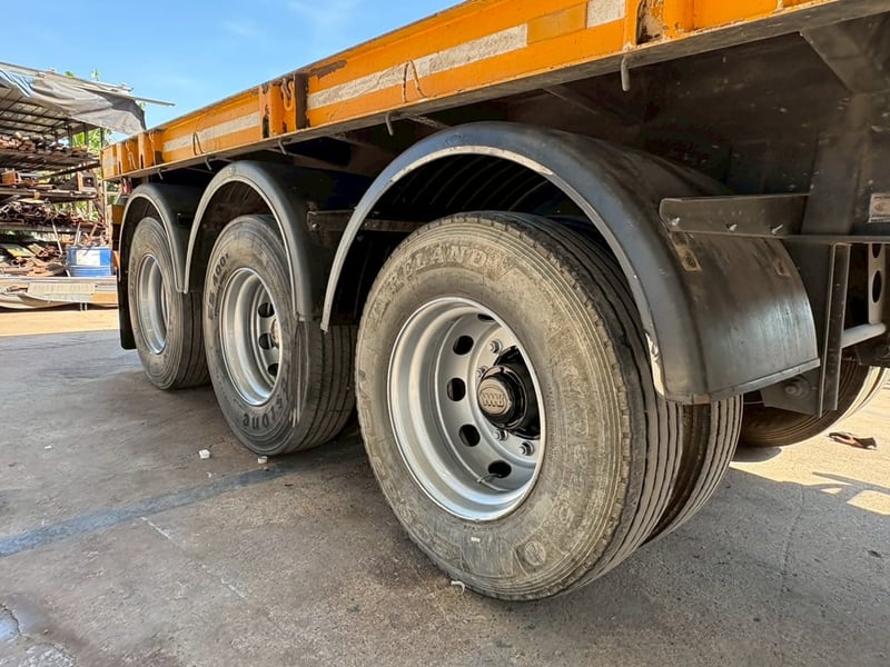 หางพื้นเรียบ 3เพลา  สามมิตร ปี2563