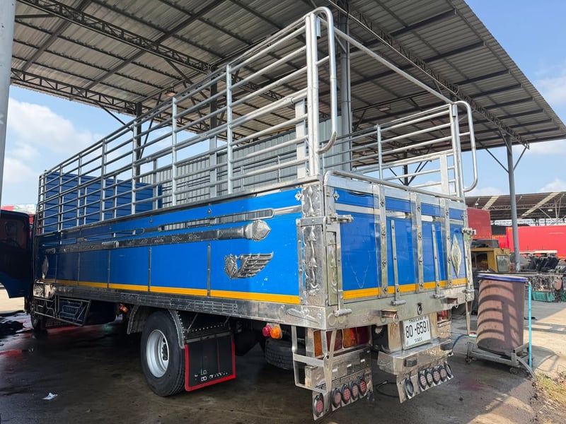 HINO FC 210แรงม้า รถบรรทุก 6ล้อ กระบะคอกสูงสแตนเลส ปี62