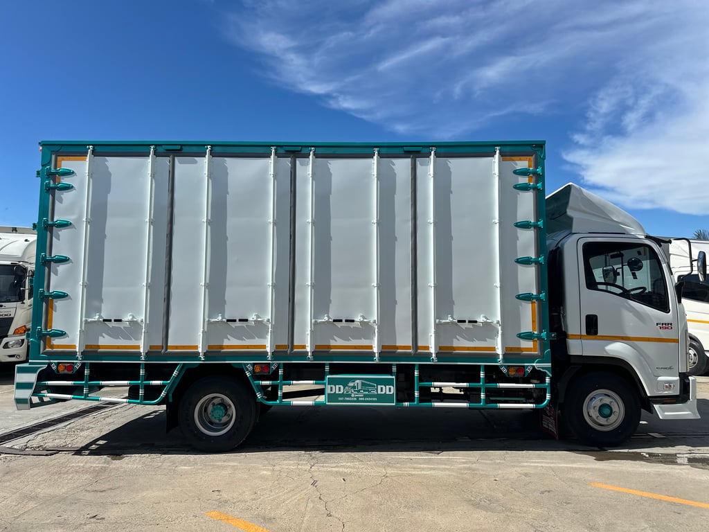 ISUZU FRR 190แรงม้า รถบรรทุก 6ล้อ ตู้แห้ง ปี2562