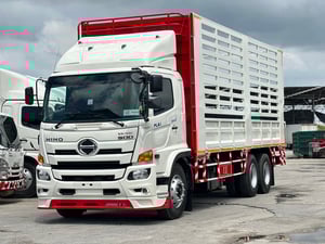 10ล้อHino FL 260แรงม้า ปี2560 กระบะคอกสูง ยาว7.7เมตร