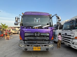 HINO FM 414แรงม้า รถบรรทุก 10ล้อ กระบะคอกสูง ปี2023